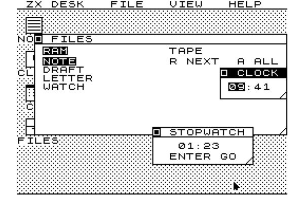 New graphical operating system released.. for Sinclair ZX Spectrum